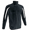 Chaqueta Softshell Combinada Adulto Aqua Royal - Color Negro/Blanco