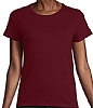 Camiseta Organica Mujer Crusader Sols - Color 146 Burdeos