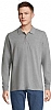 Polo Unisex Prime LSL Sols - Color Gris Mezcla