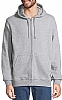 Sudadera Unisex Cremallera y Capucha Sols - Color Gris Mezcla