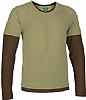 Camiseta Premium Denver Valento - Color Kamel/Chocolate