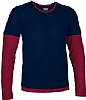 Camiseta Premium Denver Valento - Color Marino/Granate