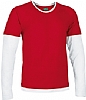 Camiseta Premium Denver Valento - Color Rojo/Blanco