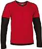 Camiseta Premium Denver Valento - Color Rojo/Negro