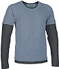 Camiseta Premium Denver Valento - Color Azul Tejano/Grafito