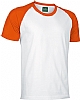 Camiseta Premium Caiman Valento - Color Blanco/Naranja
