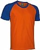 Camiseta Premium Caiman Valento - Color Naranja/Azul Royal