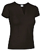Camiseta Mujer Cancun Valento - Color Negro
