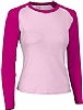 Camiseta Mujer Manga Larga Nika Valento - Color Rosa/Fucsia