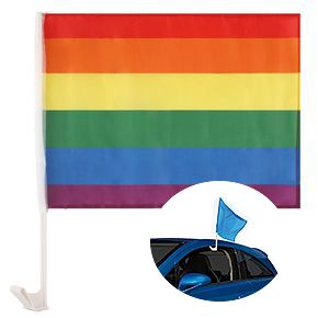 Bandera Rainbow Coche Divar Cifra