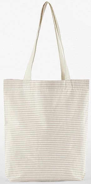 Bolsa Tote Rayas Algodon Organico