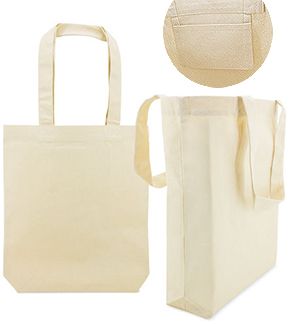 Bolsa Algodon Canvas Delhi Natural Cifra