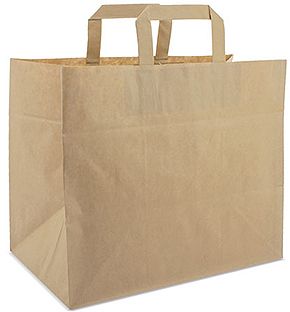 Bolsa Papel Fast Food 26x25x17cm Cifra
