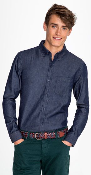 Camisa Manga Larga Hombre Barry Sols