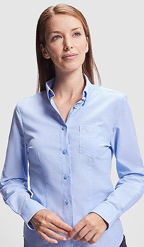 Camisa Mujer Manga Larga Oxford Roly