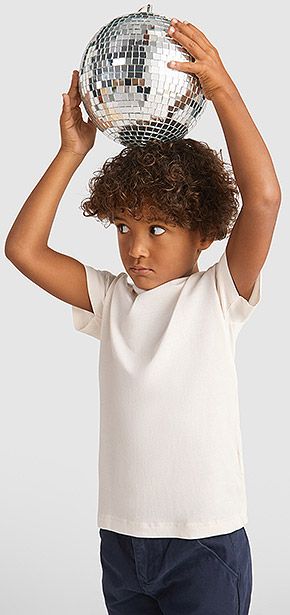 Camiseta Organica Golden Infantil Roly - Camisetas Algodón Ecológico personalizadas