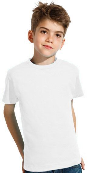Camiseta Blanca Infantil Beagle Roly - Ecamisetas
