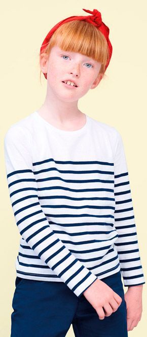 Camiseta Matelot Manga Larga Infantil Sols - Camisetas de Niño personalizadas
