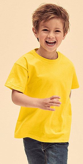 Camiseta Valueweight Infantil Color
