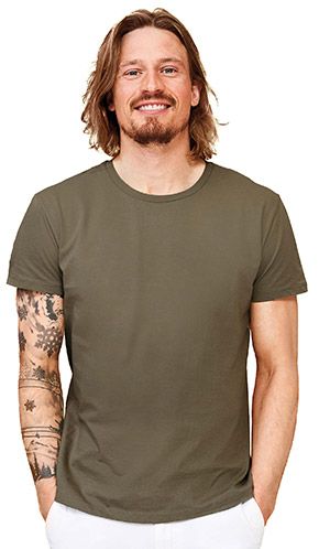 Camisetas de Algodón para Hombre