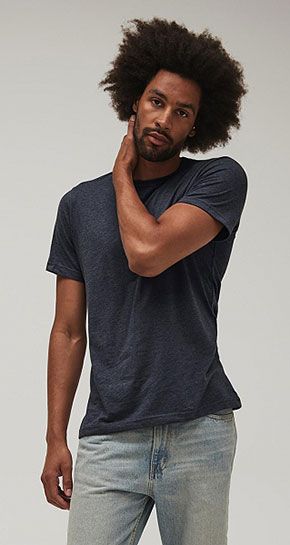 Camiseta Cuello Redondo Hombre Heather Bella+Canvas - Genérica