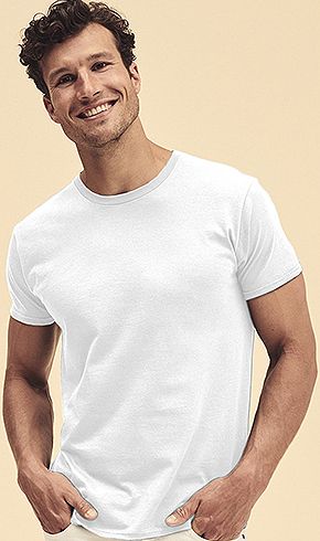 Camiseta Adulto Blanca Iconic Fruit Loom