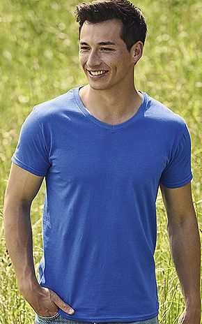 Camiseta Color Iconic V-Neck Fruit Loom