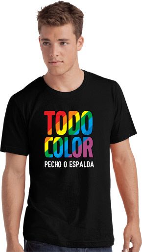 Camiseta personalizada color DTF