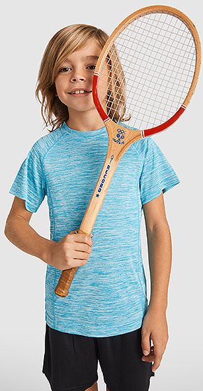 Camiseta Tecnica Jaspeada Austin Infantil Roly