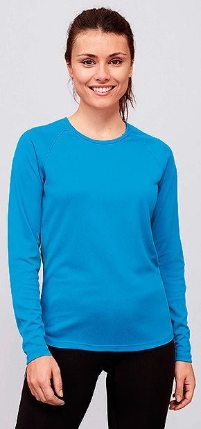 Camiseta Tecnica Manga Larga Mujer Sporty Sols