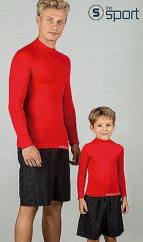 Camiseta Térmica rojo niños