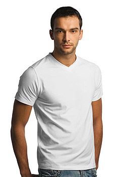 Valento - Camiseta Blanca Cuello Pico Sun Valento