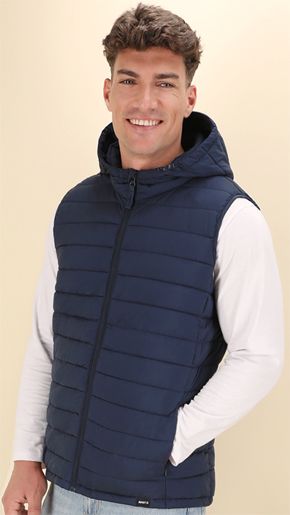 Chaleco Dempax Capucha Acolchado Makito