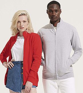 Sudadera Unisex Cremallera Cooper Sols