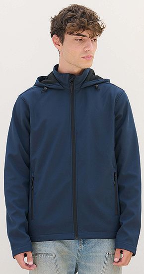 Chaqueta Soft Shell Race Hooded Hombre Sols