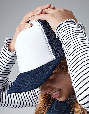 Gorra Plana Barata Infantil Beechfield - Gorras para niños personalizadas