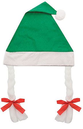 Gorro Navidad Trenzas Cifra