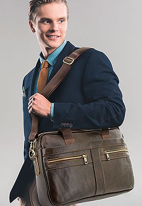 Maletin de Piel Pierre Delone Narbona Cifra