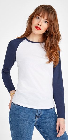 Camiseta Bicolor Milky Larga Sols - Ecamisetas