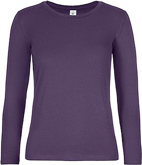 Camiseta Manga Larga Mujer Color #E190 B&C