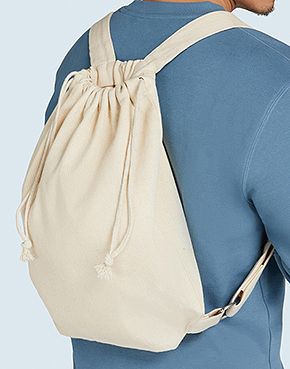 Mochila de Lona con Asas y Cordn SG