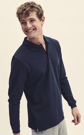 Polo Adulto Premium Long Sleeve Fruit Loom