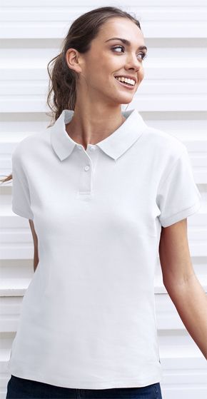 Polo Mujer Blanco Koupan Makito - Polos Mujer personalizados