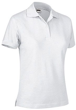 Polo Mujer Valley Blanco Valento - Polos Mujer personalizados