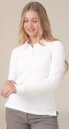 Polo Manga Larga Mujer JHK