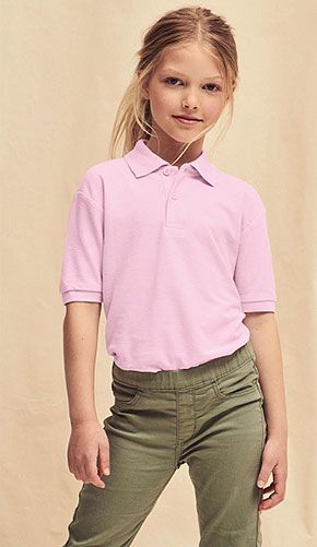 Polo Infantil Fruit Of The Loom - Polos para niños personalizados
