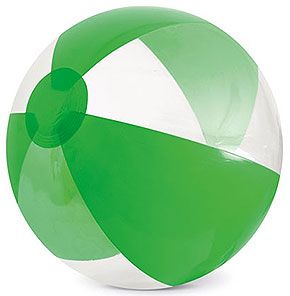 Balon de Playa Transparente-Opaco Cifra