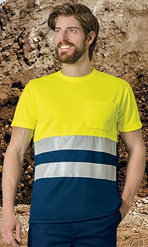 Camiseta Alta Visibilidad Demolition Valento - Ropa Alta Visibilidad personalizada