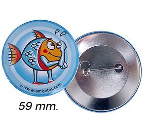 Chapas Personalizadas Para Peñas de 59 mm - Ropa Barata para Peñas personalizada