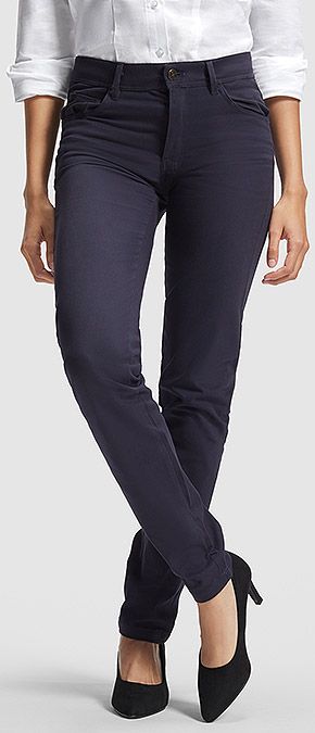 Pantalon Chino Laboral Mujer Hilton Roly